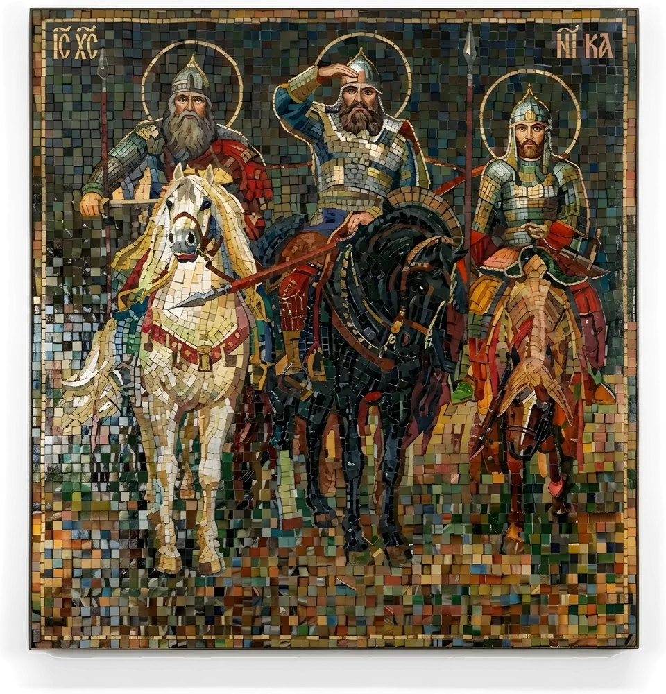 Богатыри. Икона