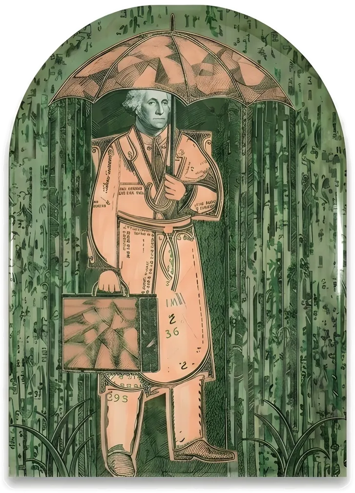 Человек с зонтом