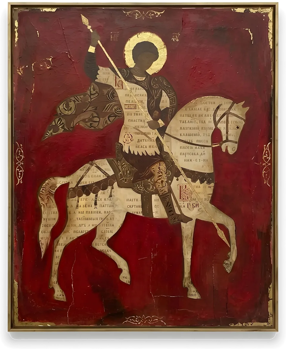 Всадник на красном