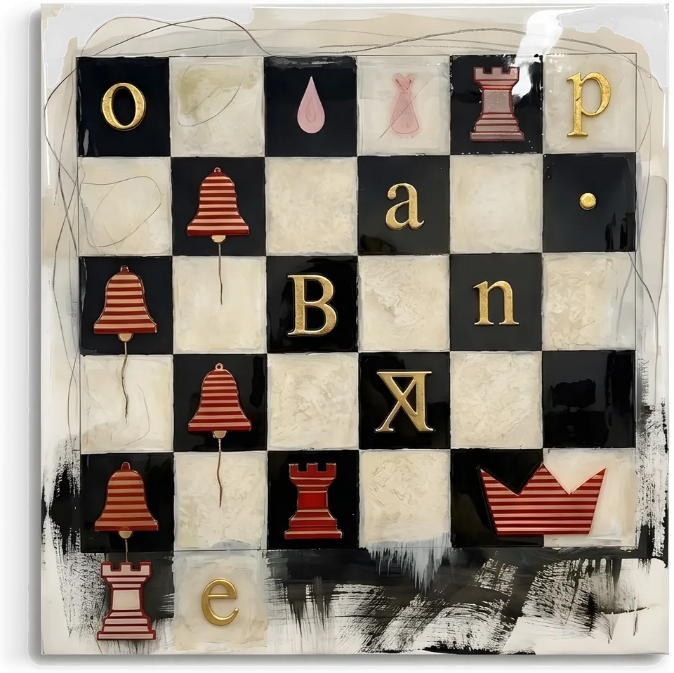 Доска с буквами